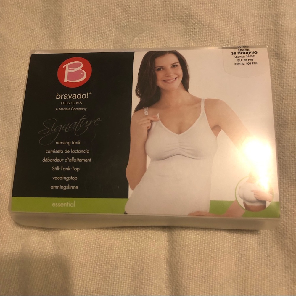 Bravado Essential Nursing tank white size 38DDD(F/G) NWT